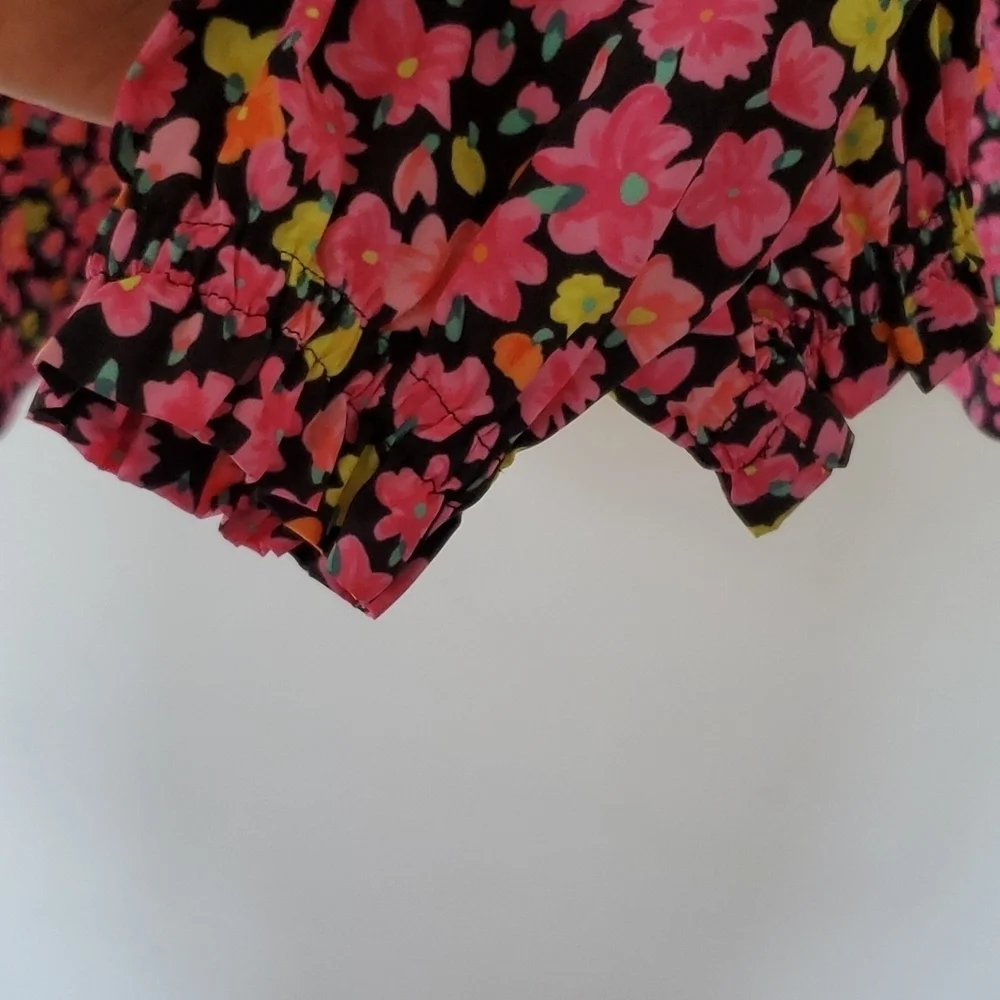 Kate Spade Marker Floral hooded anorak Jacket